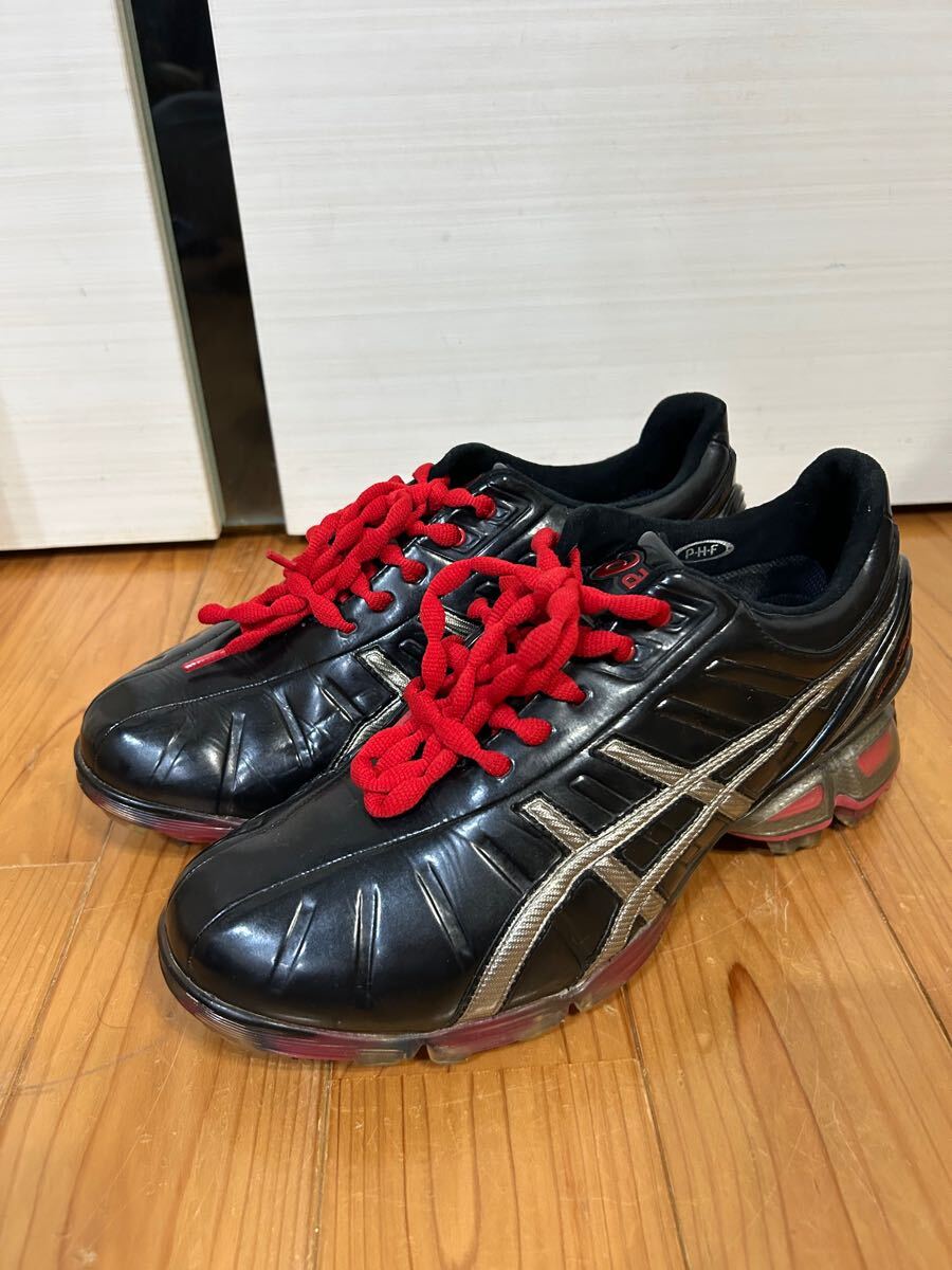 1ラウンド使用のみ 25.5㎝ asics アシックス ゲルエース tgn 902 松山秀樹 ゴルフ シューズ