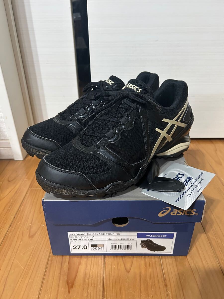 試し履きのみ 27㎝ asics アシックス ゲルエース tgn 903 ゴルフ シューズ