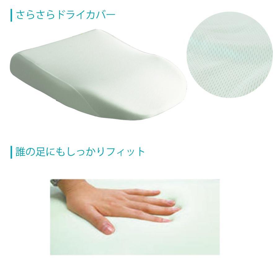 新品 即決 快適足枕 足まくら むくみ 腰痛 フットピロー 低反発 イノアック 日本制 エアロフロー 専用カバー付き