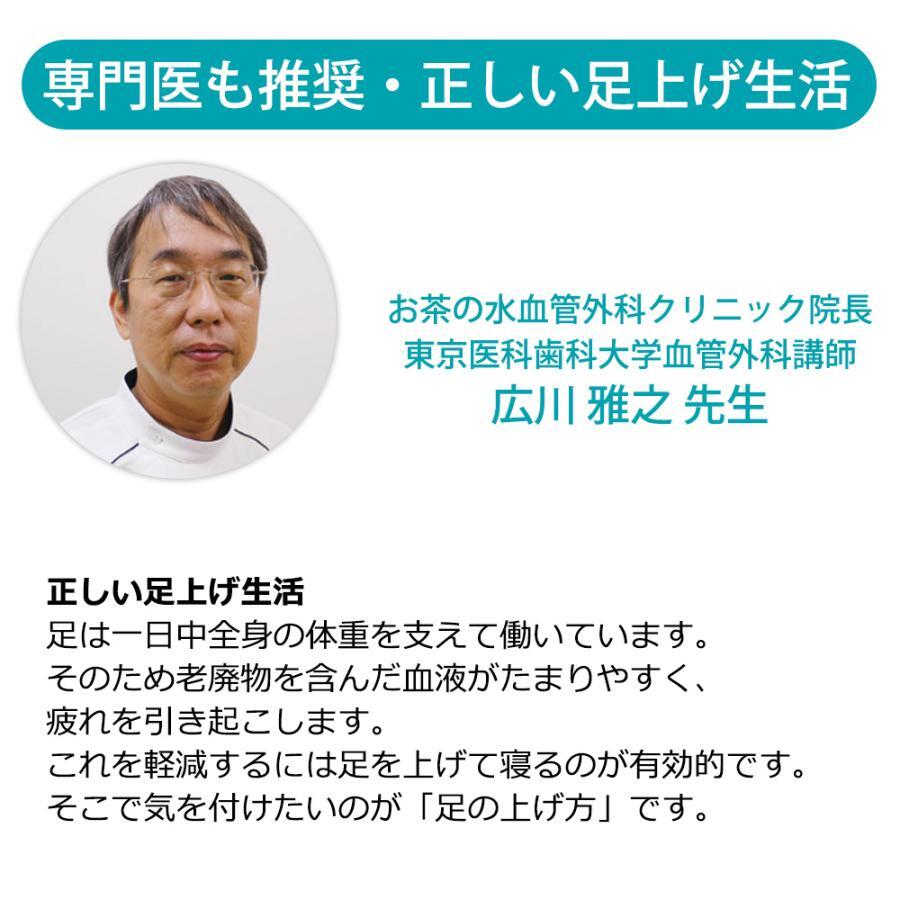 新品 即決 快適足枕 足まくら むくみ 腰痛 フットピロー 低反発 イノアック 日本制 エアロフロー 専用カバー付き