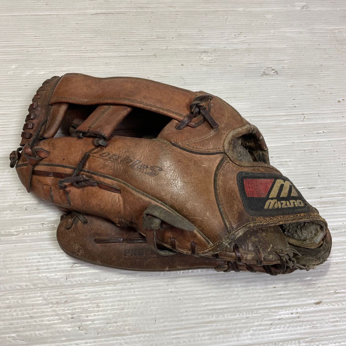◯D37 MIZUNO ミズノ グローブ 硬式 左投げ 内野手 プロフェッショナル Doubles 左利き
