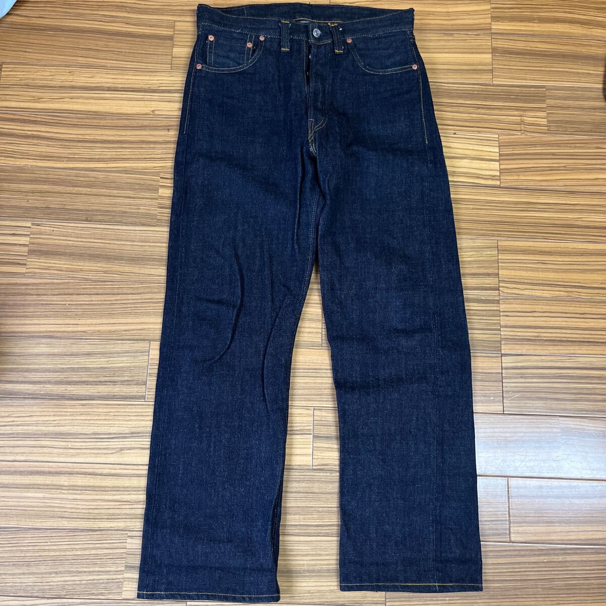 送料無(wú)料箱＆ギャランティカード付き中古濃紺ワンピースオブロック　M47 S409XXX W34 one piece of rock