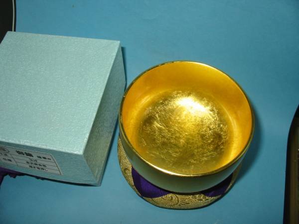 ◇25◇ 煌華作 金沢箔+特殊加工済 おりん3寸 国産品 新品未使用 ◇25◇ 煌華作 金沢箔+特殊加工済 おりん3寸 国産品 新品未使用