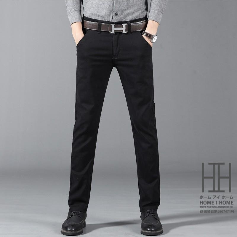 W30 black chinos ka ramen zchino a little stretch strut bottoms casual pants cotton cotton plain cotton bread black beige 