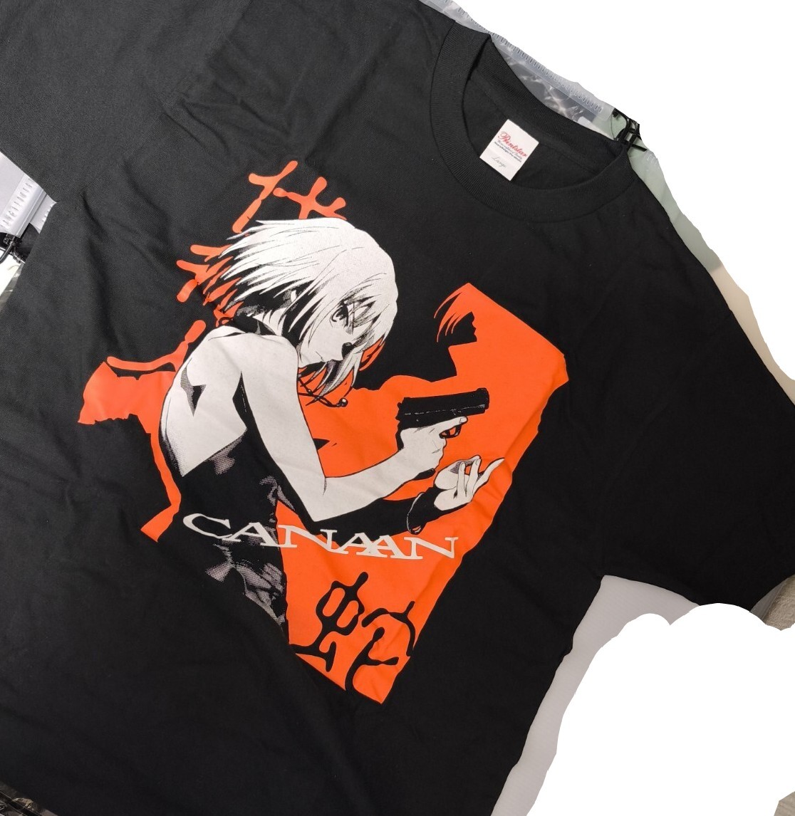 CANAAN Tシャツ Lサイズ 漫画 アニメ 映画 ゲーム カナン 428 CANAAN Tシャツ 00s Lサイズ anime ヴィンテージ TYPE-MOON 428