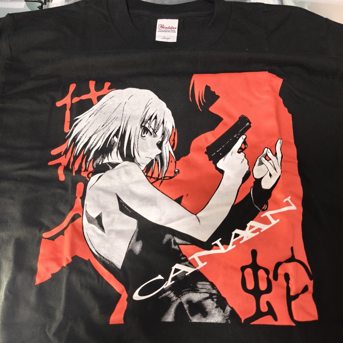 CANAAN Tシャツ Lサイズ 漫画 アニメ 映画 ゲーム カナン 428 CANAAN Tシャツ 00s Lサイズ anime ヴィンテージ TYPE-MOON 428
