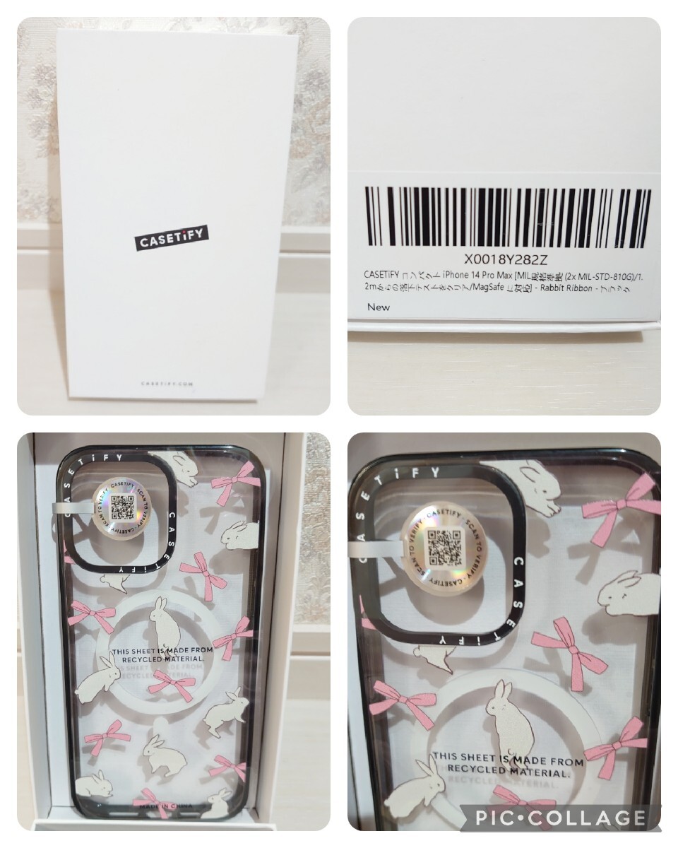 新品 定価6 820円 Rabbit Ribbon ブラック CASETiFY コンパクト 新品 定価6 820円 Rabbit Ribbon ブラック CASETiFY コンパクト