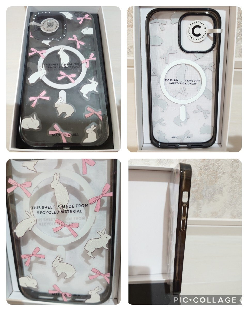 新品 定価6 820円 Rabbit Ribbon ブラック CASETiFY コンパクト 新品 定価6 820円 Rabbit Ribbon ブラック CASETiFY コンパクト