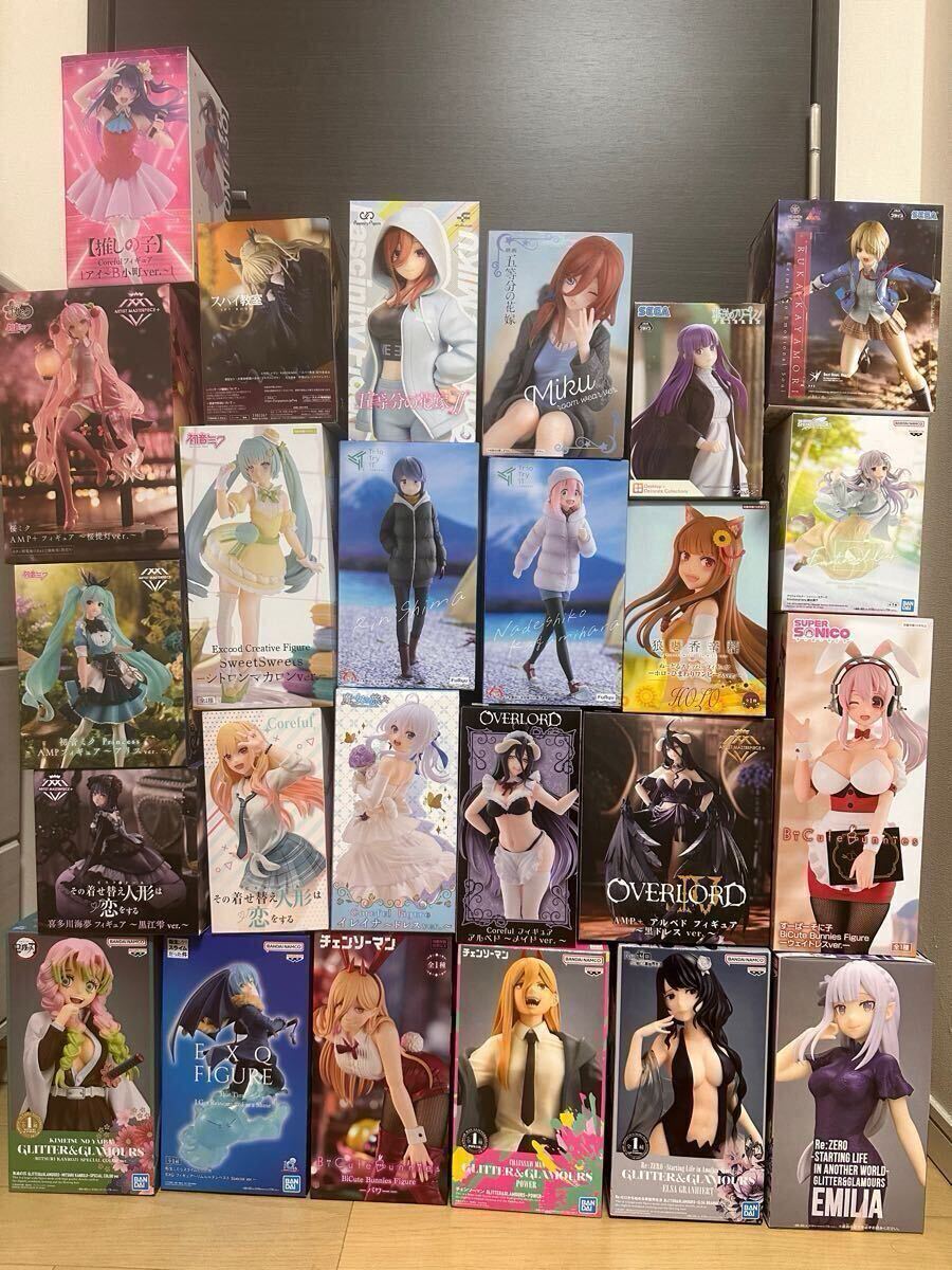 11体セット⭐️プライズ フィギュア まとめ売り 喜多川海夢 アルベド 初音ミク 美少女プライズフィギュア16点セット☆初音ミク アルベド リリサ