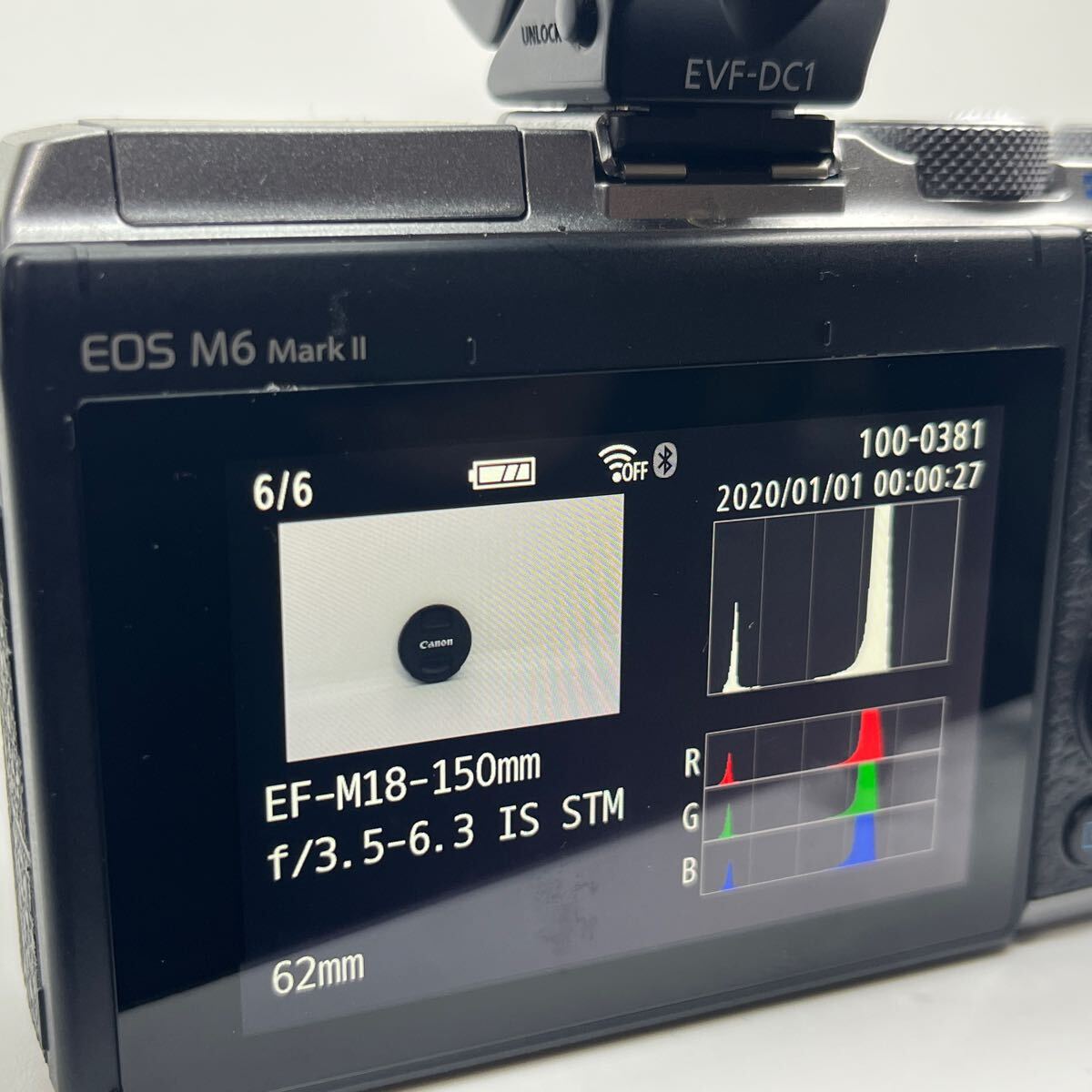 Canon EOS M6 Mark II ミラーレス一眼 デジタルカメラ シルバー EF-M