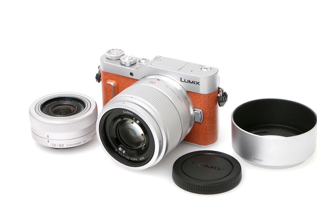 並品｜パナソニック LUMIX DC-GF10W ダブルレンズキット オレンジ CA01-C708-2Q2B