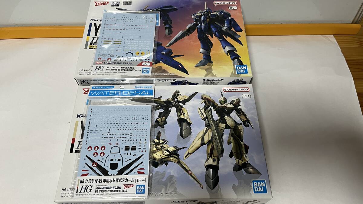 HG マクロスシリーズ バルキリー 2体セット(+水転写デカール) 1/100 YF-19 YF-21