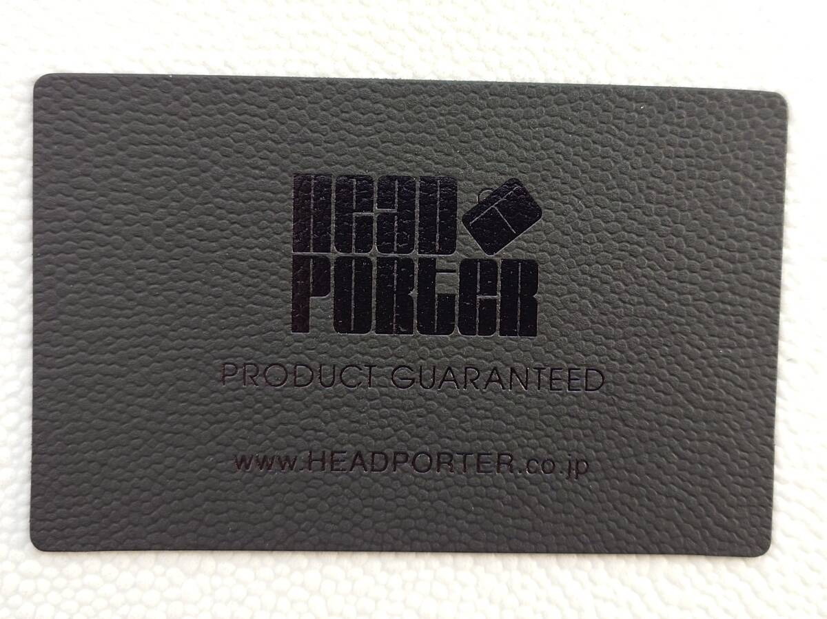 超極美品 HEAD PORTER ZIGGY WALLET (L) 黒 HP-4832 送料無料 超極美品 HEAD PORTER ZIGGY WALLET (L) 黒 HP-4832 送料無料