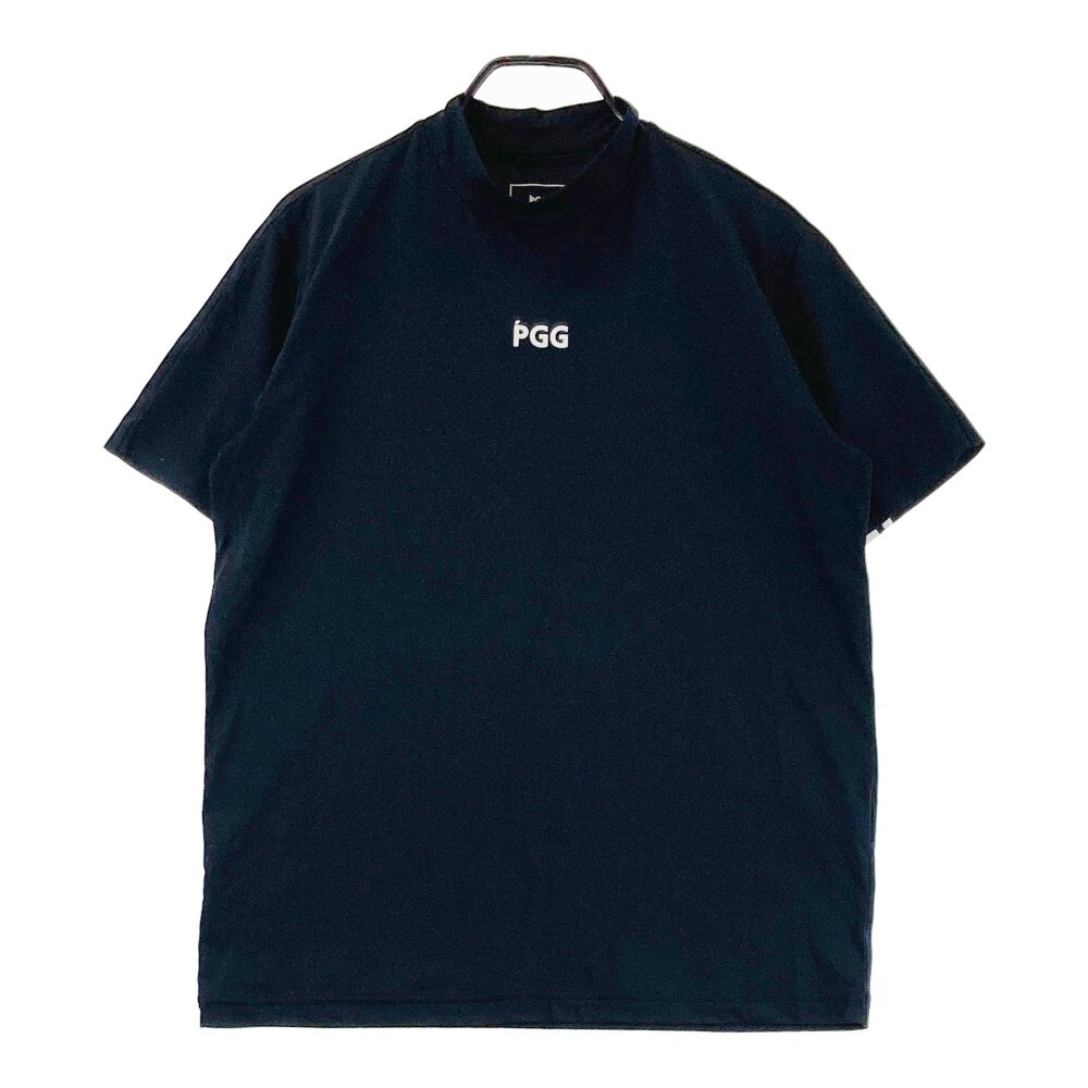 PGG PEARLY GATES パーリーゲイツ ハイネック半袖 Tシャツ ネイビー系 6 [240101295978] ゴルフウェア メンズ