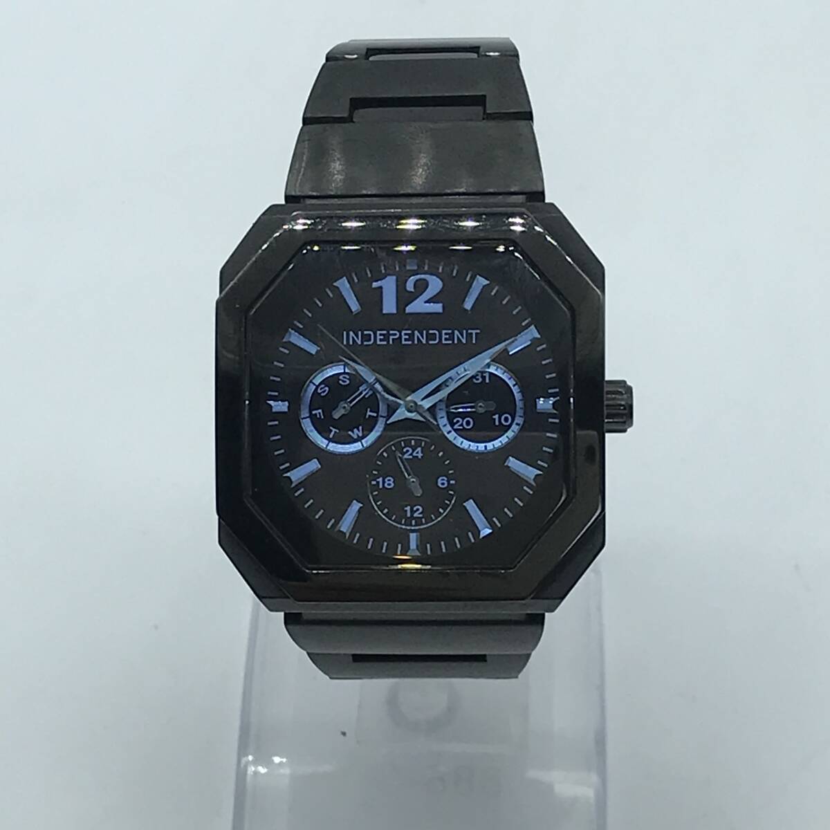 CITIZEN INDEPENDENT シチズン インディペンデント 6329-003520 腕時計 クオーツ 黒系 動作品
