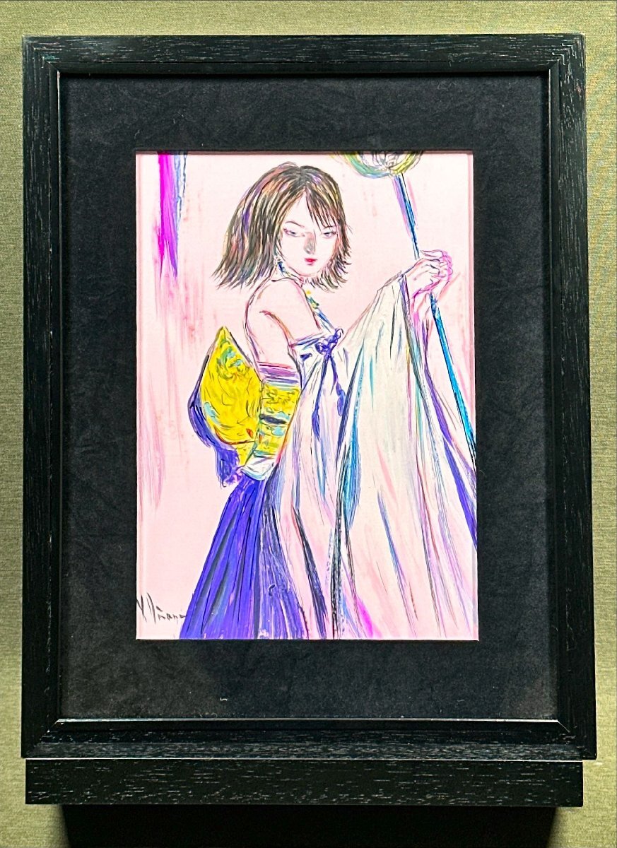 真作保証)激レア両面作品☆天野喜孝☆オーダー原画☆オリジナル 真作保証)激レア両面作品☆天野喜孝☆オーダー原画☆オリジナル