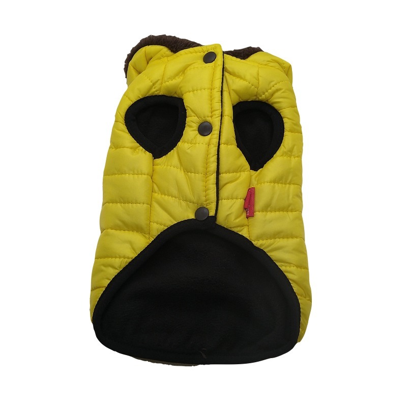  dog clothes down coat Parker S size yellow 