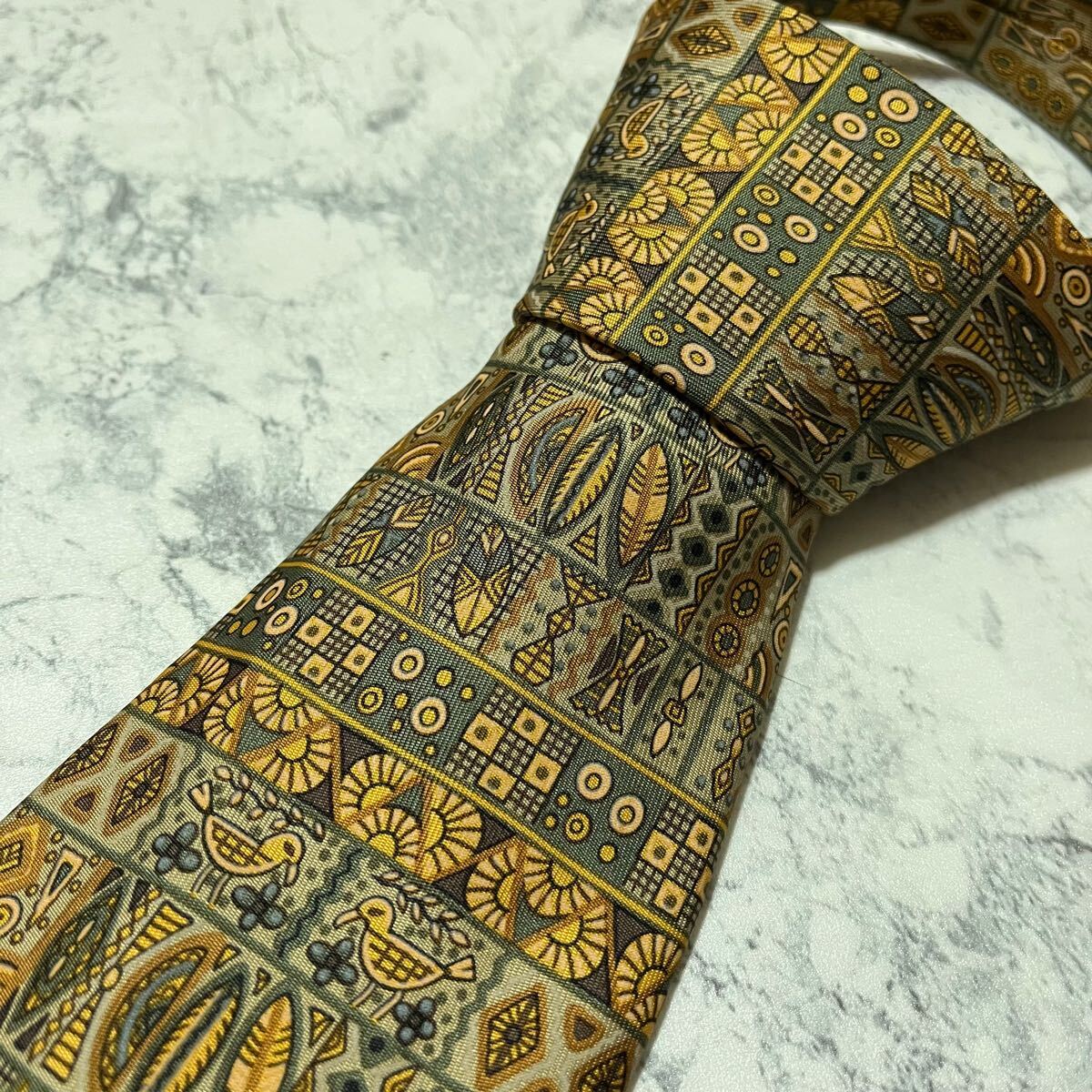 1円~超美品 HERMES エルメス H柄?総柄ネクタイ 7312 EA 1円~超美品 HERMES エルメス H柄?総柄ネクタイ 7312 EA