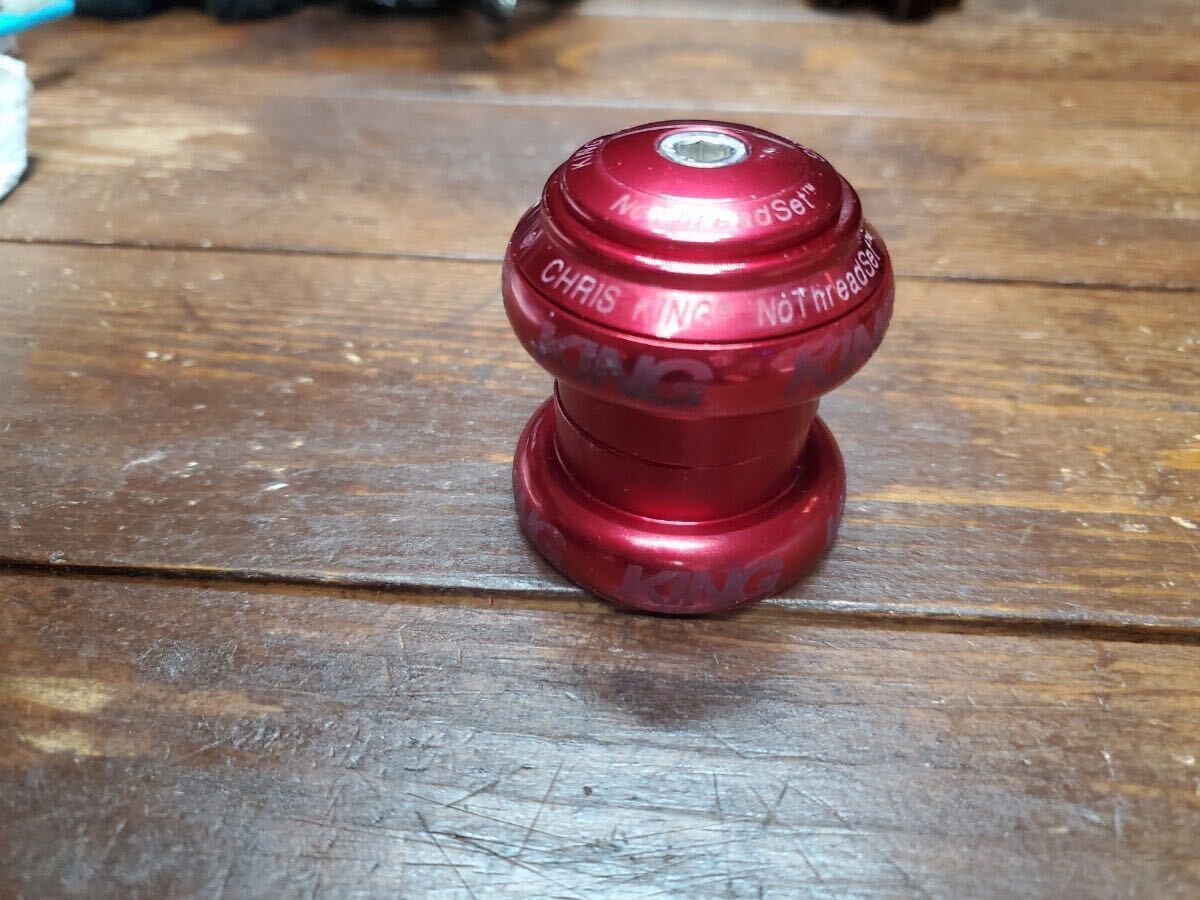 7000円 CHRISKING クリスキング ヘッドパーツ1-1/8 レッド 7000円 CHRISKING クリスキング ヘッドパーツ1-1/8 レッド