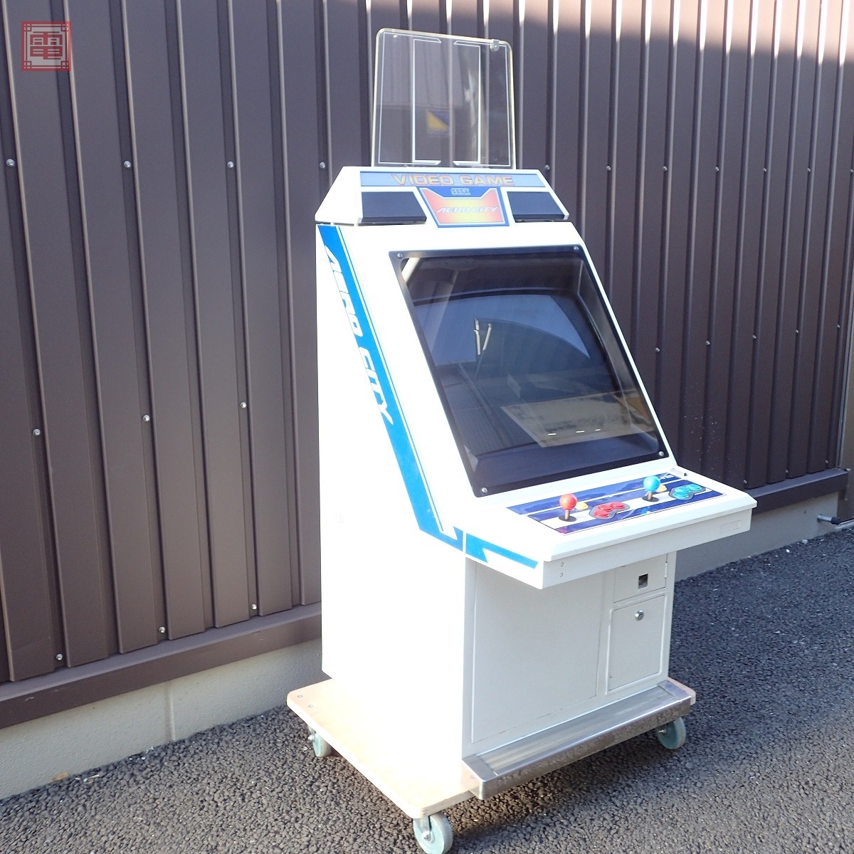 希少 黒入荷! 1円〜 セガ/SEGA エアロシティ AERO CITY 26インチブラウン管 筐体、コントロールパネル