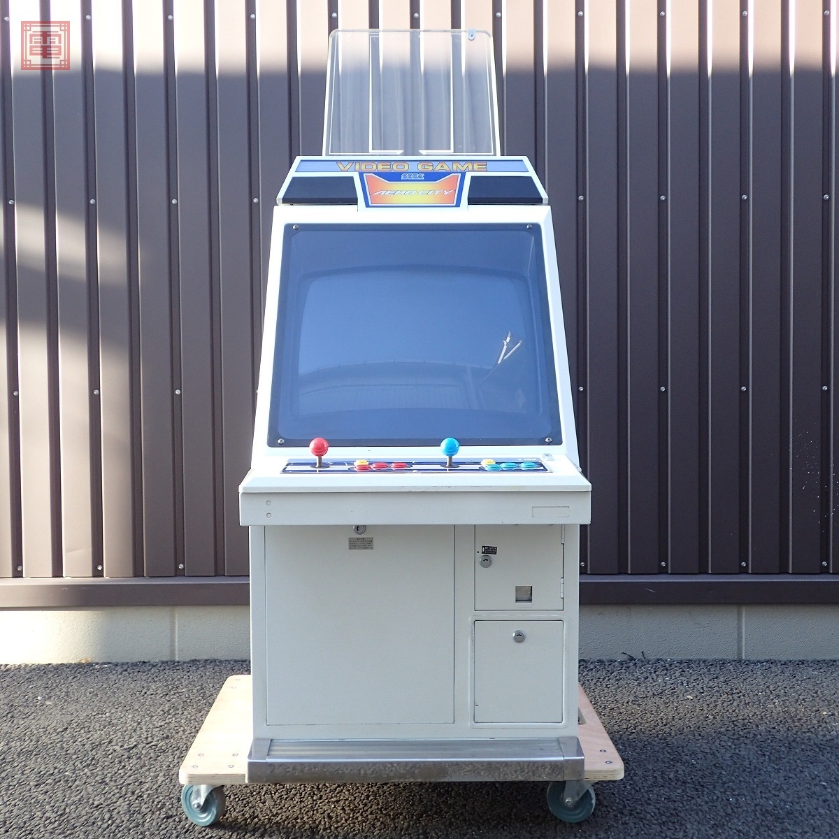 最安値に挑戦! 1円〜 セガ/SEGA エアロシティ AERO CITY 26インチブラウン管 筐体、コントロールパネル