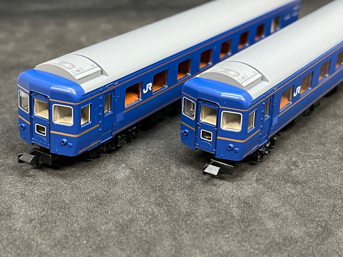 送料無料 中古 ジャンク TOMIX トミックス 98835 98836 24系25形 特急寝台客車（北斗星・ＪＲ北海道仕様) セットより オハネフ25 0 2両