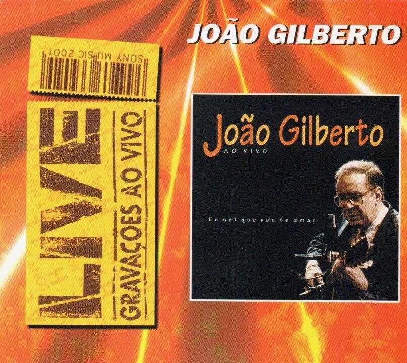 Joao Gilberto Ao Vivo Eu Sei Que Vou Te Amar ブラジル 輸入盤 CD スリップケース ジョアン・ジルベルト