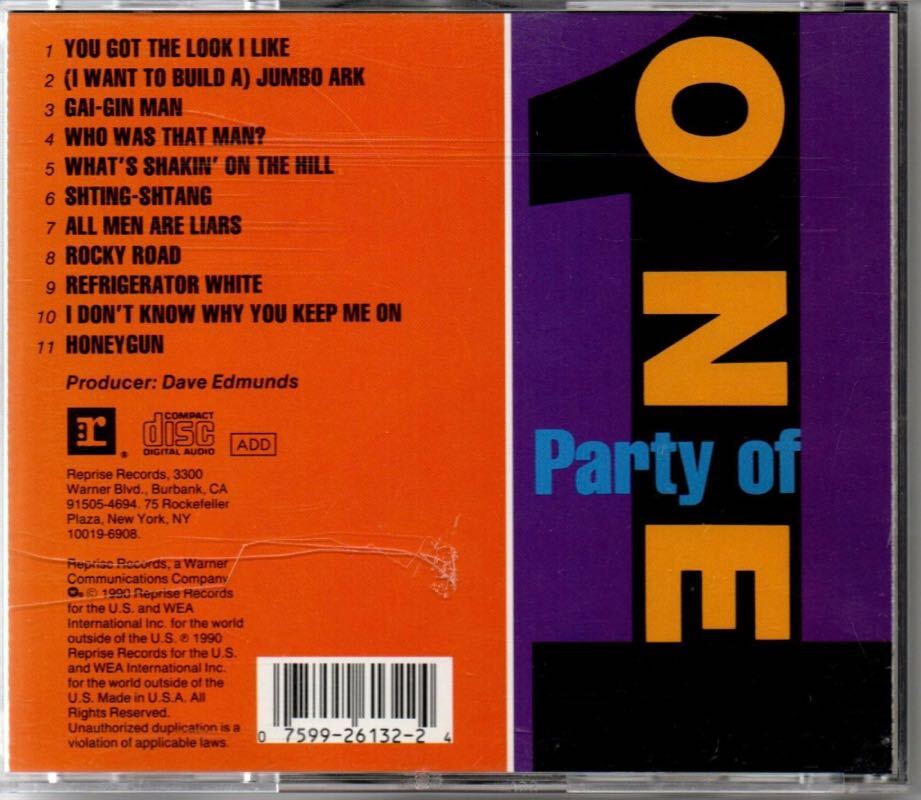 Nick Lowe Party Of One 輸入盤 CD ニック?ロウ パーティ?オブ?ワン
