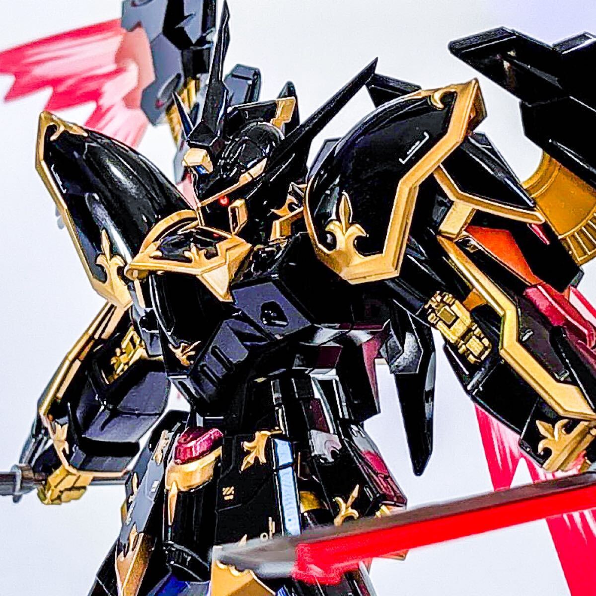 HG ブラックナイトスコードカルラ 塗装 完成品(ガンダム HG ブラックナイトスコードカルラ 塗装 完成品(ガンダム