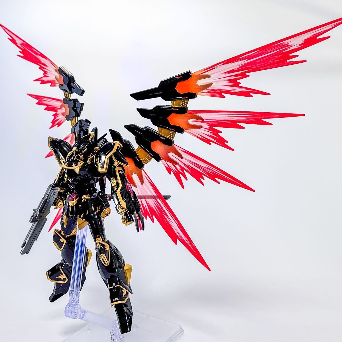 HG ブラックナイトスコードカルラ 塗装 完成品(ガンダム HG ブラックナイトスコードカルラ 塗装 完成品(ガンダム