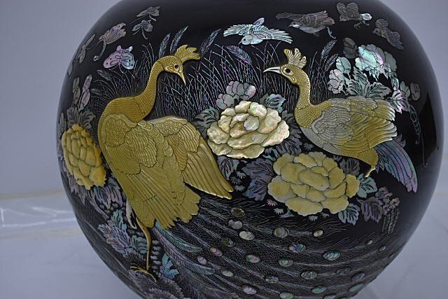 Yahoo!オークション - 螺鈿細工 青貝細工 花瓶 壷 壺 花器 螺鈿 Yahoo!オークション - 螺鈿細工 青貝細工 花瓶 壷 壺 花器 螺鈿