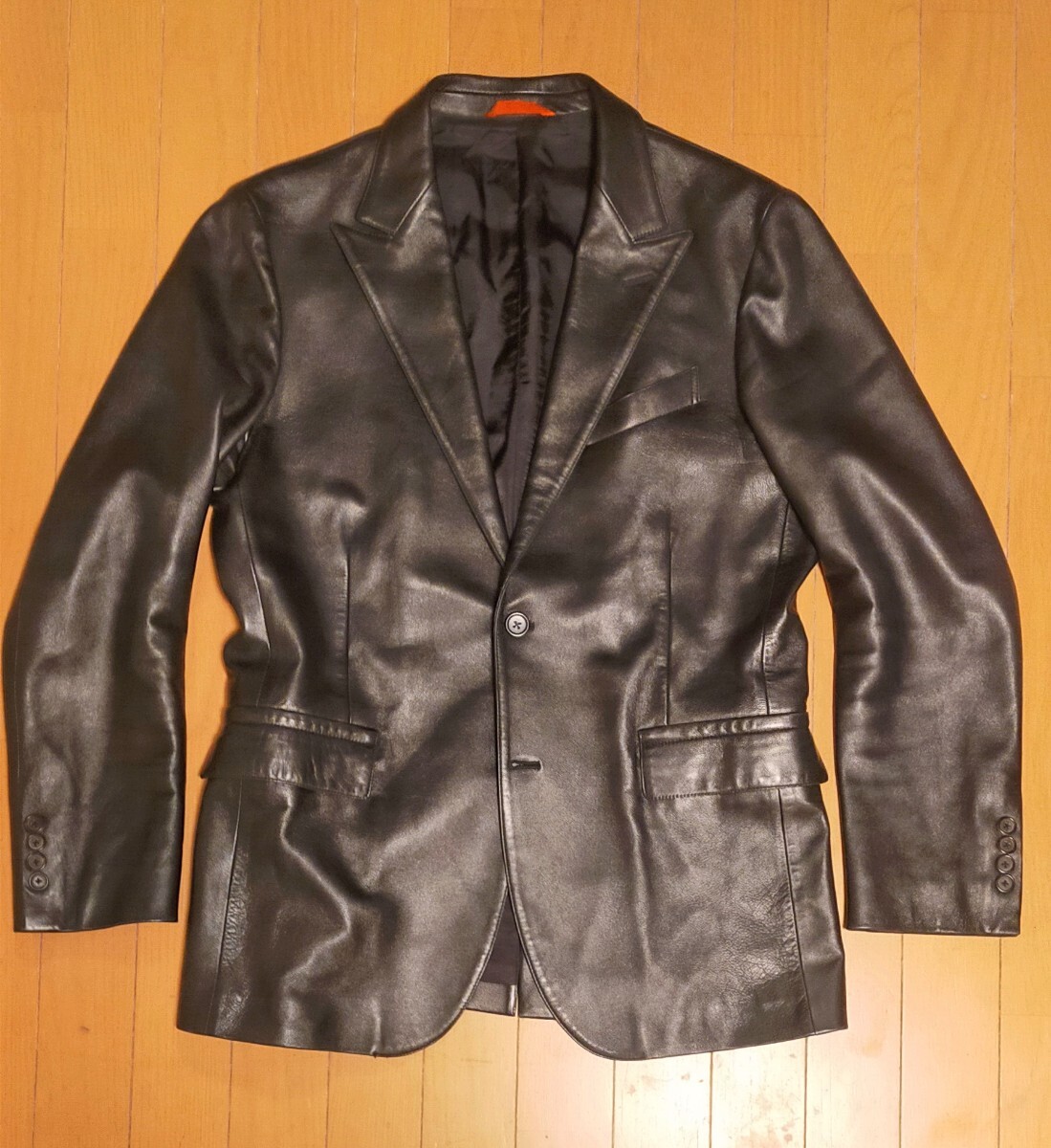 PaulSmith ポールスミス ラムレザーテーラードジャケット 羊革 PaulSmith ポールスミス ラムレザーテーラードジャケット 羊革
