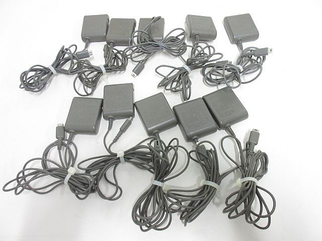 S3867S 任天堂/Nintendo ニンテンドー DS Lite ライト ACアダプター USG-002 10個セット 中古動作品