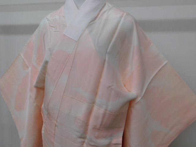 〔楽布〕P31956　正絹　ぼかし　パレス地　襦袢　ｋ