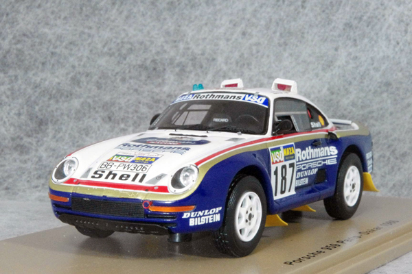 ● 1/43 ポルシェ 〓 959 パリ - ダカール 【 ロスマンズ 】 / 1986年 No.187 〓 PORSCHE