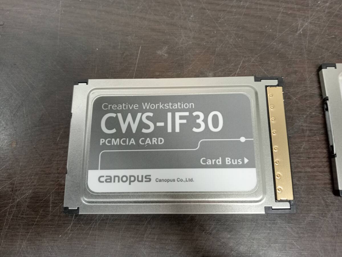 [YPC1457] редкий *Canopus CWS-IF30 PCMCIA CARD не проверено товар *JUNK