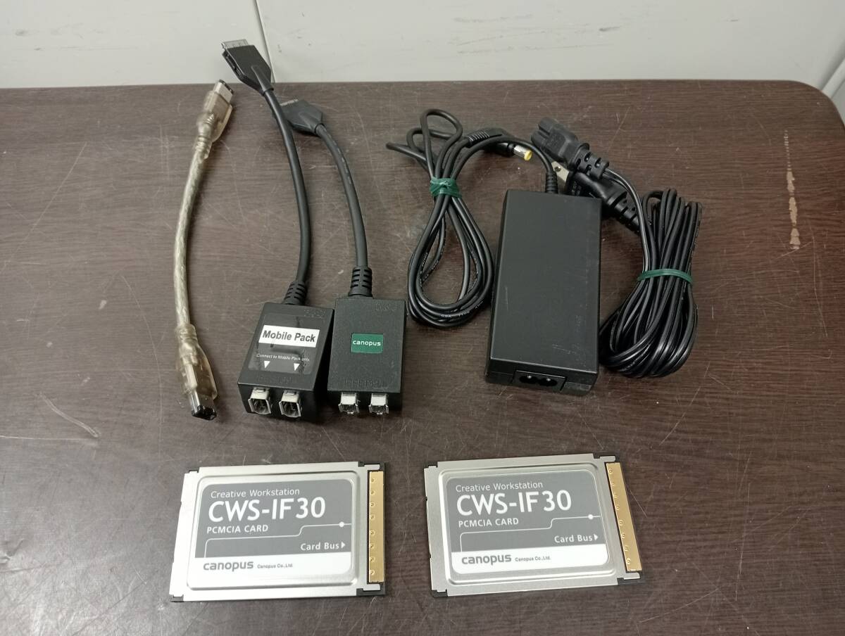 [YPC1457] редкий *Canopus CWS-IF30 PCMCIA CARD не проверено товар *JUNK