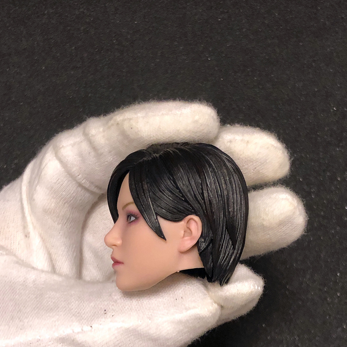 送料無料) 1/6 眼球可動 アジア 女性 ヘッド ショートヘア 送料無料) 1/6 眼球可動 アジア 女性 ヘッド ショートヘア