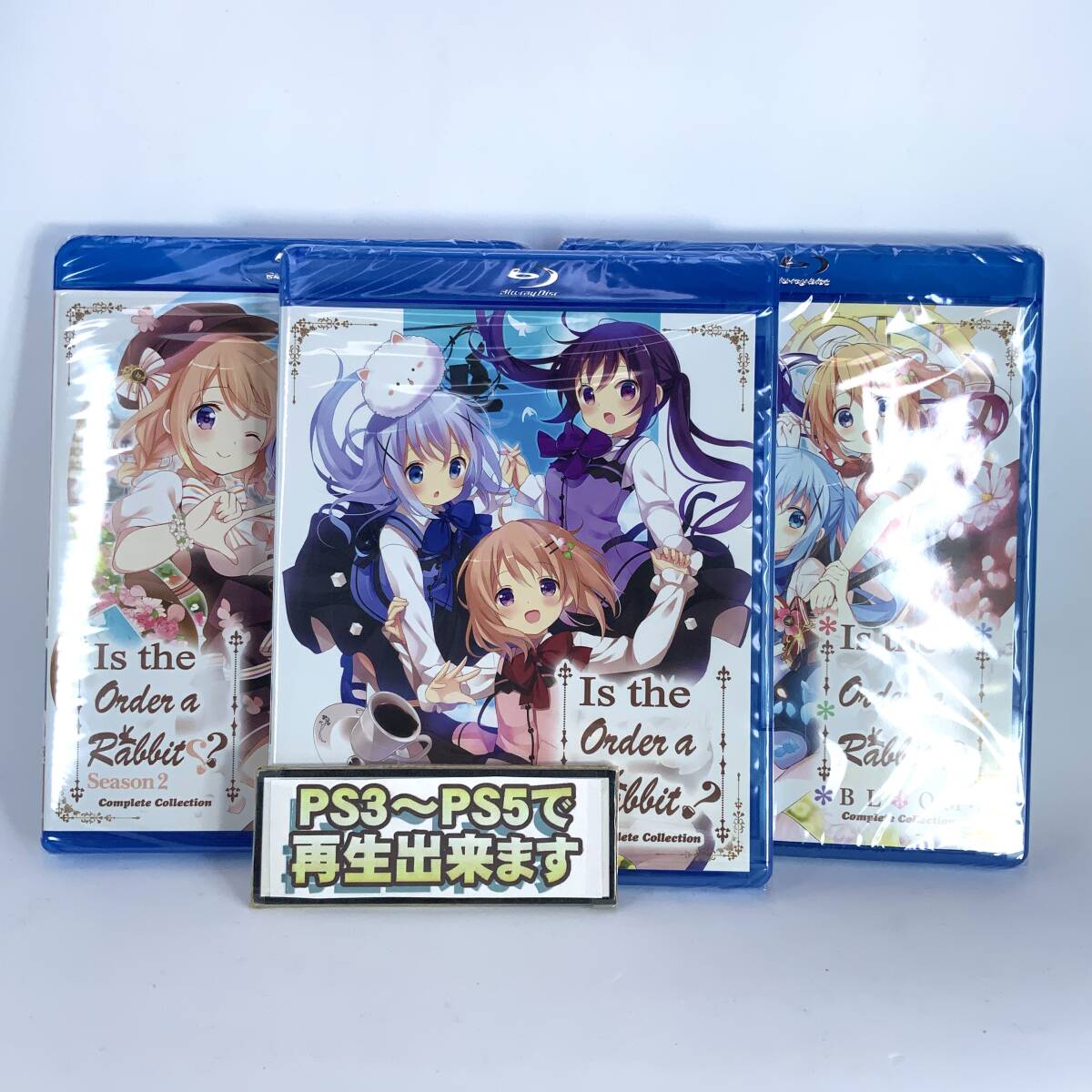 【送料無料】 新品 ご注文はうさぎですか? 1期+2期+3期セット Blu-ray 北米版 ブルーレイ ごちうさ
