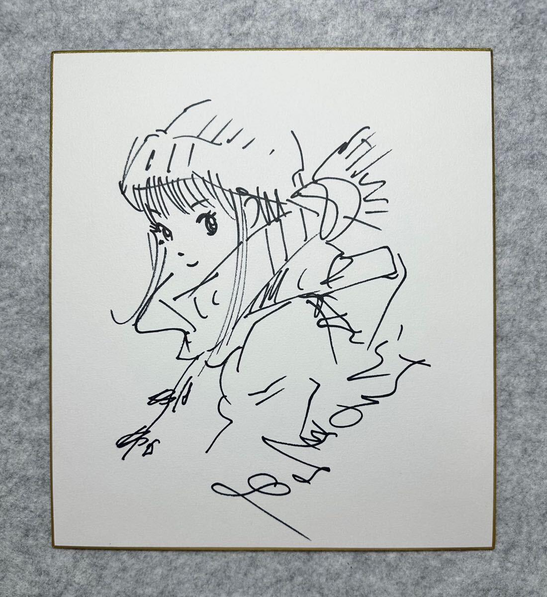 江口寿史「ストップ!!ひばりくん!」直筆サイン色紙|コミック 江口寿史「ストップ!!ひばりくん!」直筆サイン色紙|コミック