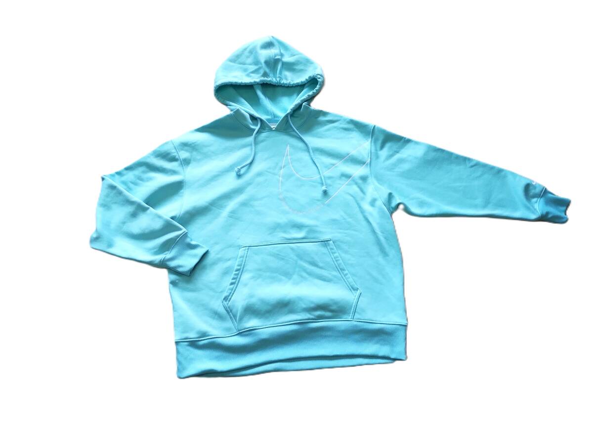 241206 NIKE　ナイキ　裏起毛　パーカー　M　フーディー　ミント_画像1