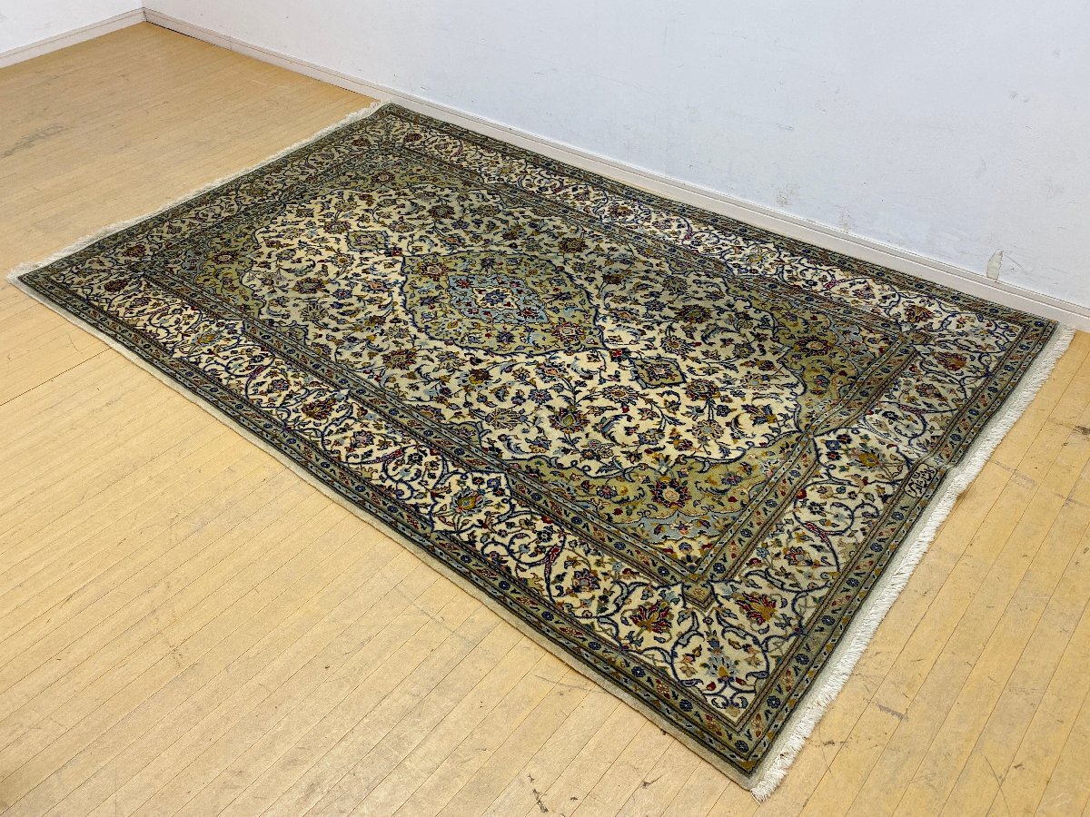 カシャーン産/230×142cm☆ペルシャ絨毯 イラン イスファハン カシャーン産/230×142cm☆ペルシャ絨毯 イラン イスファハン
