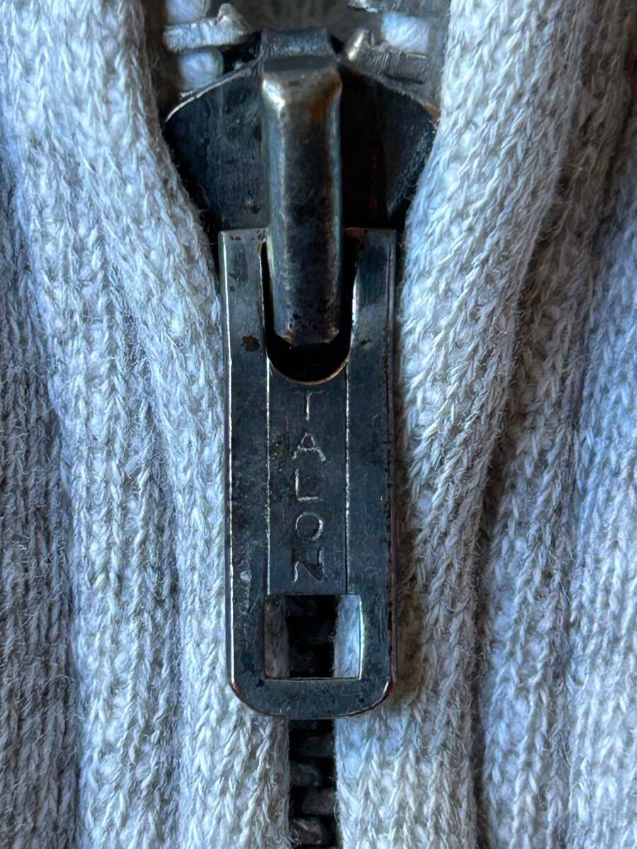 60s ダブルフェイス フルジップパーカーメンズ グレー ジップ 60s ダブルフェイス フルジップパーカーメンズ グレー ジップ