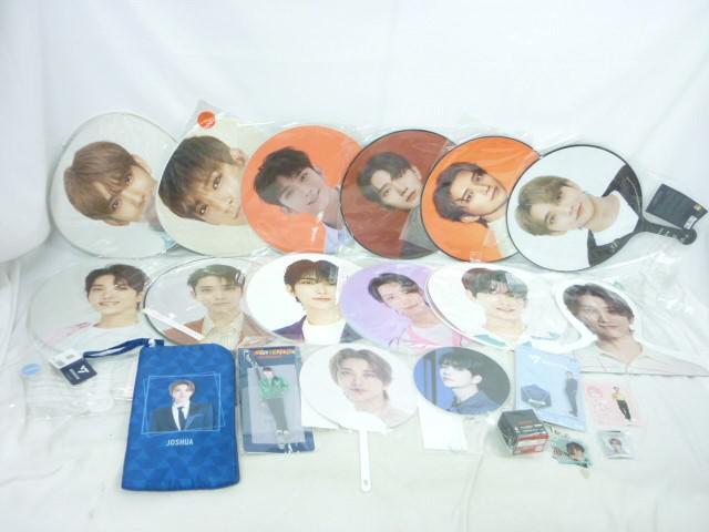 【同梱可】中古品 韓流 SEVENTEEN ジョシュア のみ うちわ アクリルスタンド ハンガー 等 グッズセット
