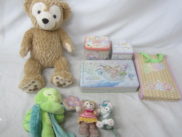 【同梱可】中古品 ディズニー ダッフィー シェリーメイ オルメル スプリングヴォヤッジ ぬいぐるみバッチ 空き缶 等