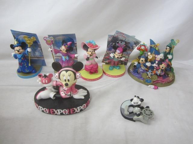 【まとめ売り 中古品】 ディズニー ミッキー ミニー イースター 10周年 他 フィギュアリン 7点 グッズセット