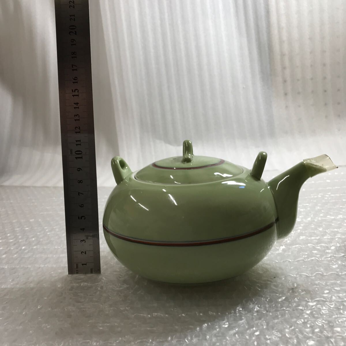 和光園 急須 湯呑 茶器 緑色 5客セット(茶器セット)|売買された 和光園 急須 湯呑 茶器 緑色 5客セット(茶器セット)|売買された