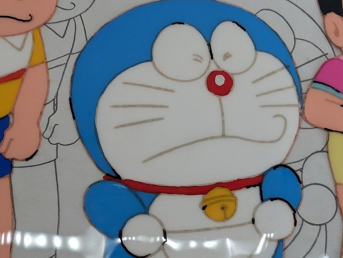 1円スタート】アニメ セル画 ドラえもん キャラクター 5人 1枚 1円スタート】アニメ セル画 ドラえもん キャラクター 5人 1枚