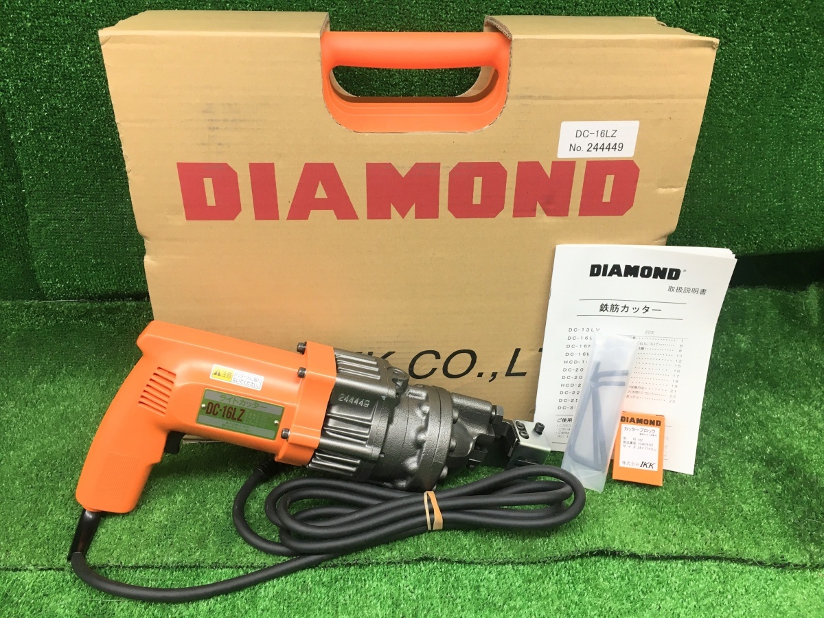 未使用品 IKK DIAMOND 16mm 鉄筋カッター ライトカッター DC-16LZ