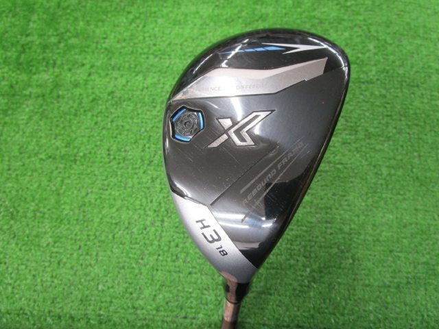 GK古城■ 607 ゼクシオXユーティリティ2024★Miyazaki AX-3 ★ダンロップ（スリクソン）★SR★18度★ヘッドカバー有★激安★オススメ
